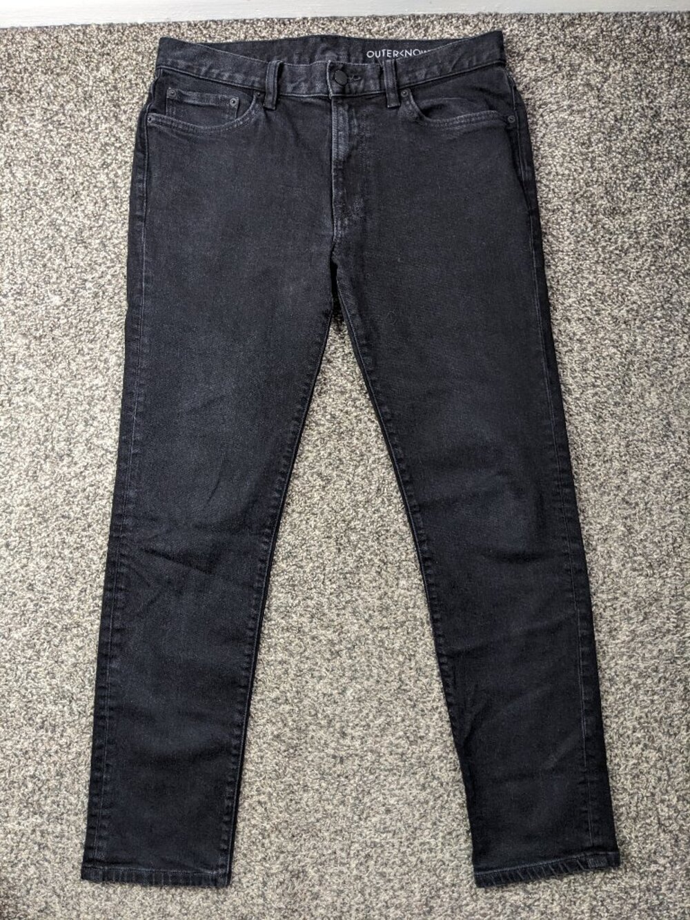 Outerknown Jeans 31x30 Ambassador Slim Fit Stretch S.E.A Black